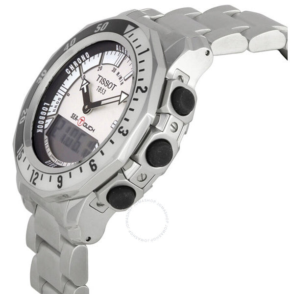 Tissot Sea Touch Chronograph White Dial Men's Watch T026.420.11.031.00 - The Watches Men & Co #2