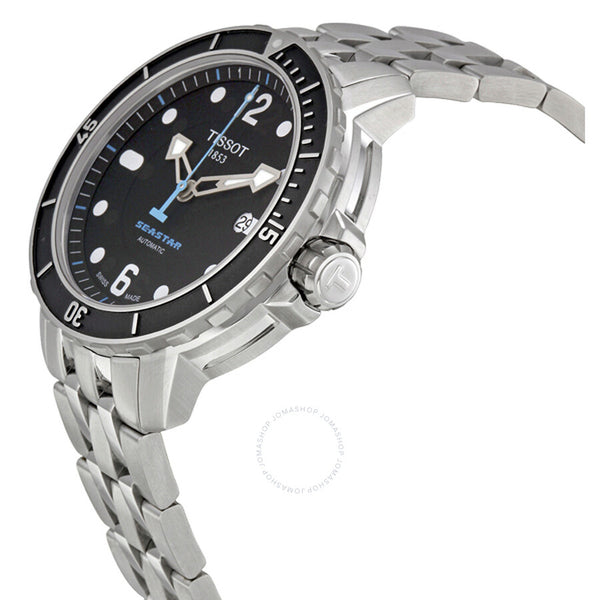 Tissot Seastar 1000 Black Dial Men's Watch T0664071105700 - The Watches Men & Co #2