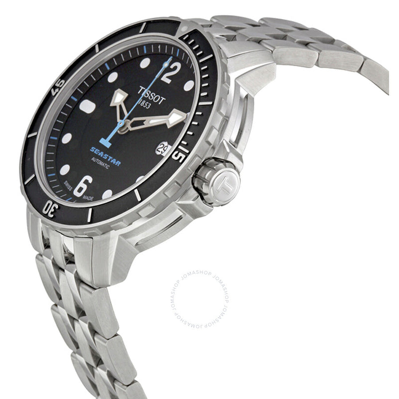 Tissot Seastar 1000 Black Dial Men's Watch T0664071105700 - The Watches Men & Co #2