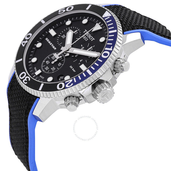 Tissot Seastar 1000 Chronograph Quartz Black Dial Men's Watch T120.417.17.051.03 - The Watches Men & Co #2
