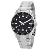 Tissot Seastar 1000 Quartz Black Dial Unisex Watch T1202101105100 - The Watches Men & Co