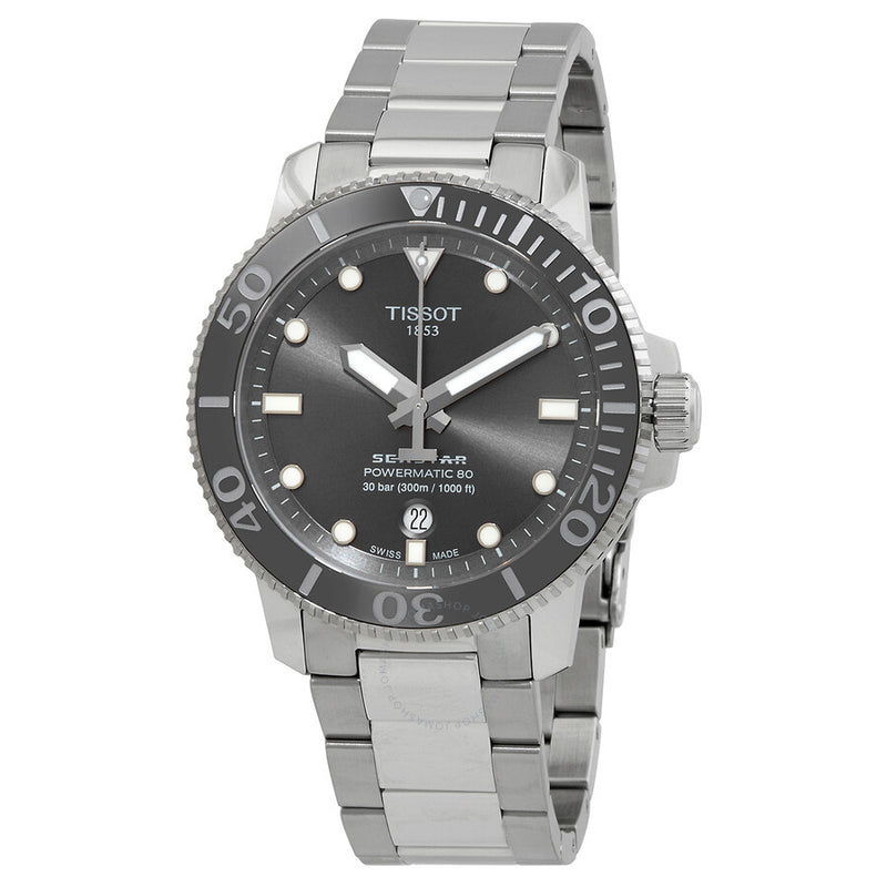 Tissot Seastar Automatic Grey Dial Men's Watch T120.407.11.081.01 - The Watches Men & Co