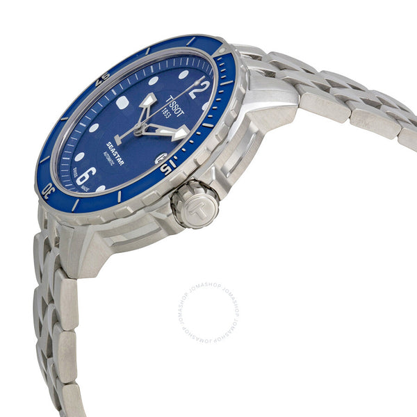 Tissot Seastar Automatic Blue Dial Men's Watch T0664071104700 - The Watches Men & Co #2