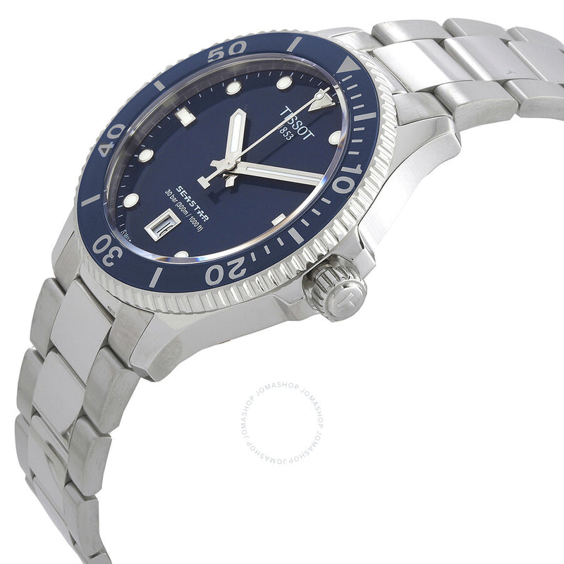 Tissot Seastar Quartz Blue Dial Men's Watch T120.410.11.041.00 - The Watches Men & Co #2