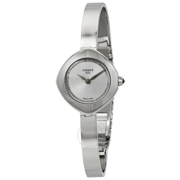 Tissot Silver  Dial Stainless Steel Ladies Watch T1131091033600 - The Watches Men & Co