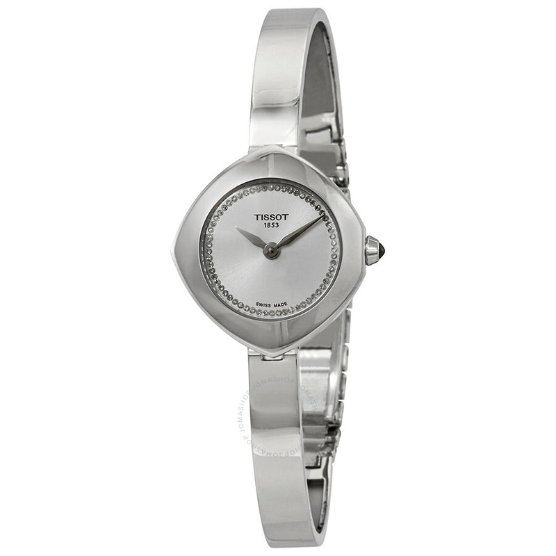Tissot Silver  Dial Stainless Steel Ladies Watch T1131091033600 - The Watches Men & Co