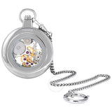 Tissot Skeleton Dial Hand Wound Pocket Watch T853.405.19.412.00 - The Watches Men & Co #3