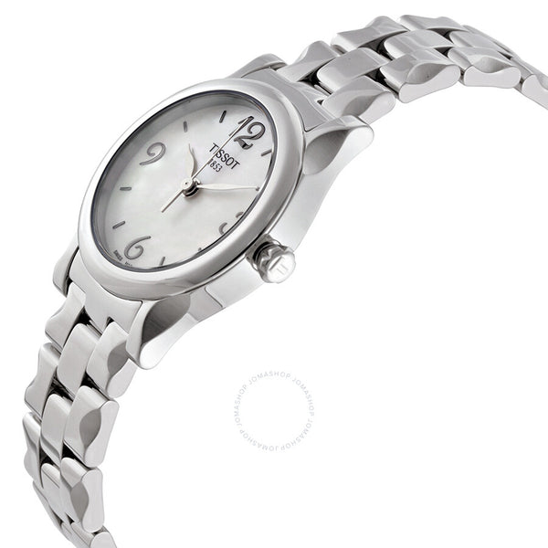Tissot Stylis-T Mother of Pearl Dial Stainless Steel ladies Dial T0282101111702 - The Watches Men & Co #2