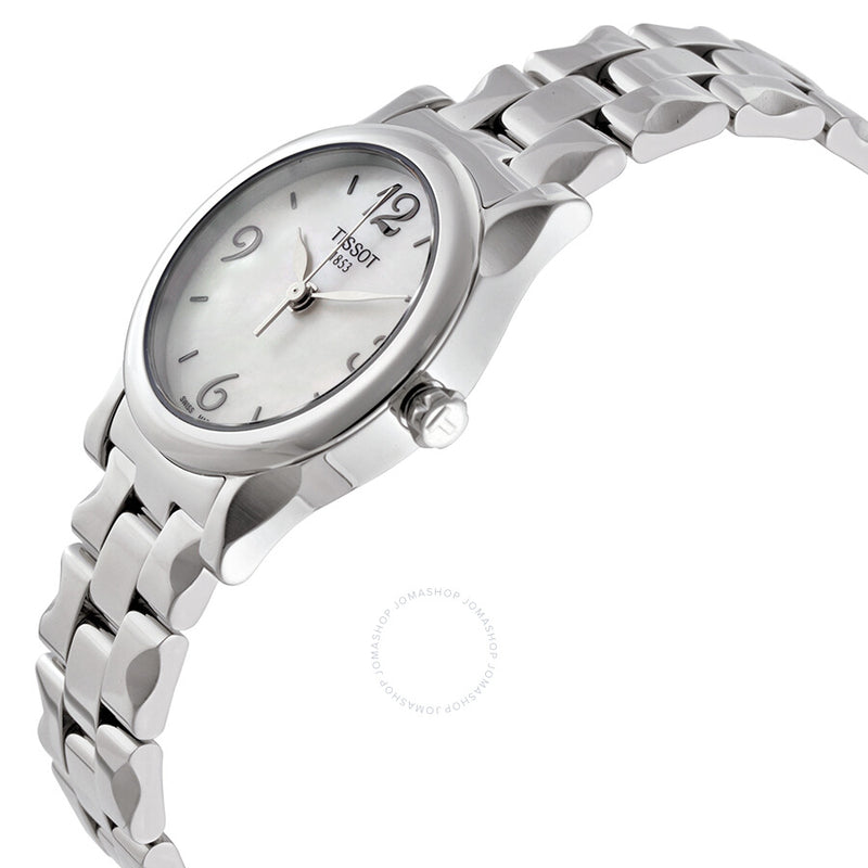 Tissot Stylis-T Mother of Pearl Dial Stainless Steel ladies Dial T0282101111702 - The Watches Men & Co #2