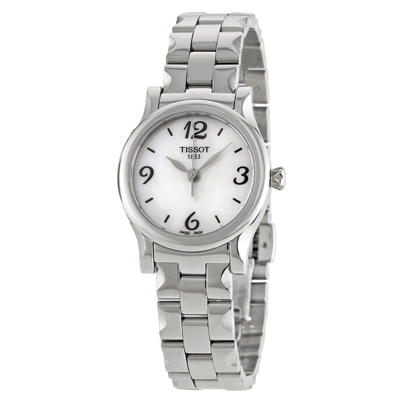 Tissot Stylis-T Mother of Pearl Dial Stainless Steel ladies Dial T0282101111702 - The Watches Men & Co