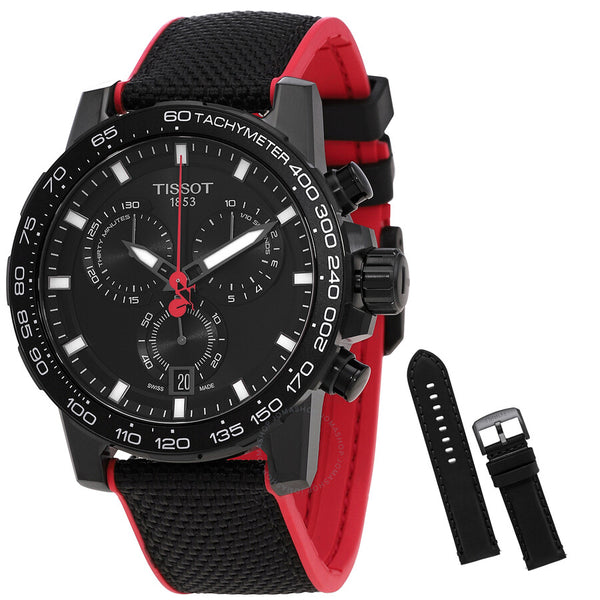 Tissot Supersport Chronograph Quartz Black Dial Men's Watch T125.617.37.051.00 - The Watches Men & Co