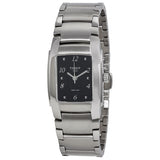 Tissot T10 Black Dial Matte Stainless Steel Ladies Watch T073.310.11.057.01 - The Watches Men & Co