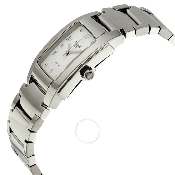 Tissot T-10 Silver Dial Stainless Steel Ladies Watch T073.310.11.017.00 - The Watches Men & Co #2
