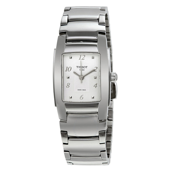 Tissot T-10 Silver Dial Stainless Steel Ladies Watch T073.310.11.017.00 - The Watches Men & Co