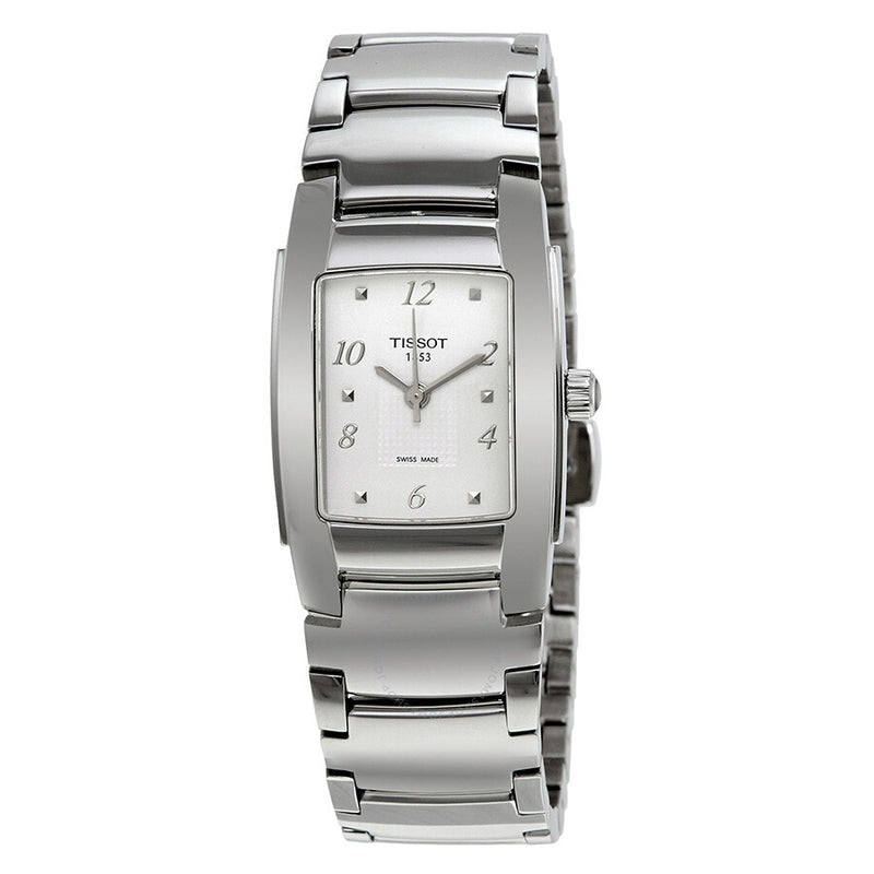 Tissot T-10 Silver Dial Stainless Steel Ladies Watch T073.310.11.017.00 - The Watches Men & Co