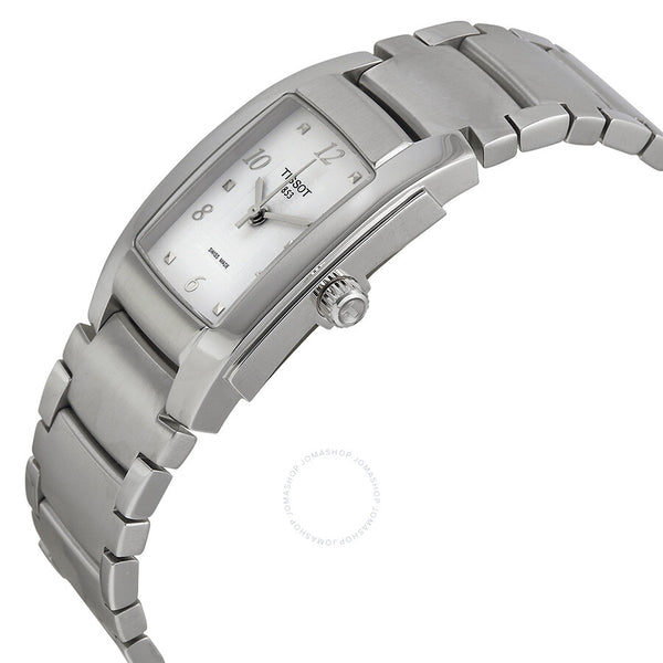 Tissot T-10 Matte Stainless Steel Ladies Watch T073.310.11.017.01 - The Watches Men & Co #2