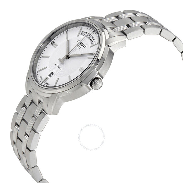 Tissot T-Classic Automatic III Day Date White Dial Men's Watch T065.930.11.031.00 - The Watches Men & Co #2