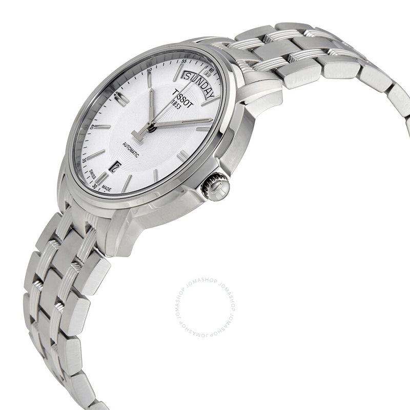 Tissot T-Classic Automatic III Day Date White Dial Men's Watch T065.930.11.031.00 - The Watches Men & Co #2