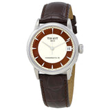 Tissot T-Classic Powermatic 80 Ivory Dial Ladies Watch T086.207.16.261.00 - The Watches Men & Co
