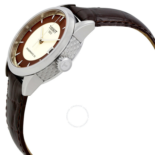Tissot T-Classic Powermatic 80 Ivory Dial Ladies Watch T086.207.16.261.00 - The Watches Men & Co #2
