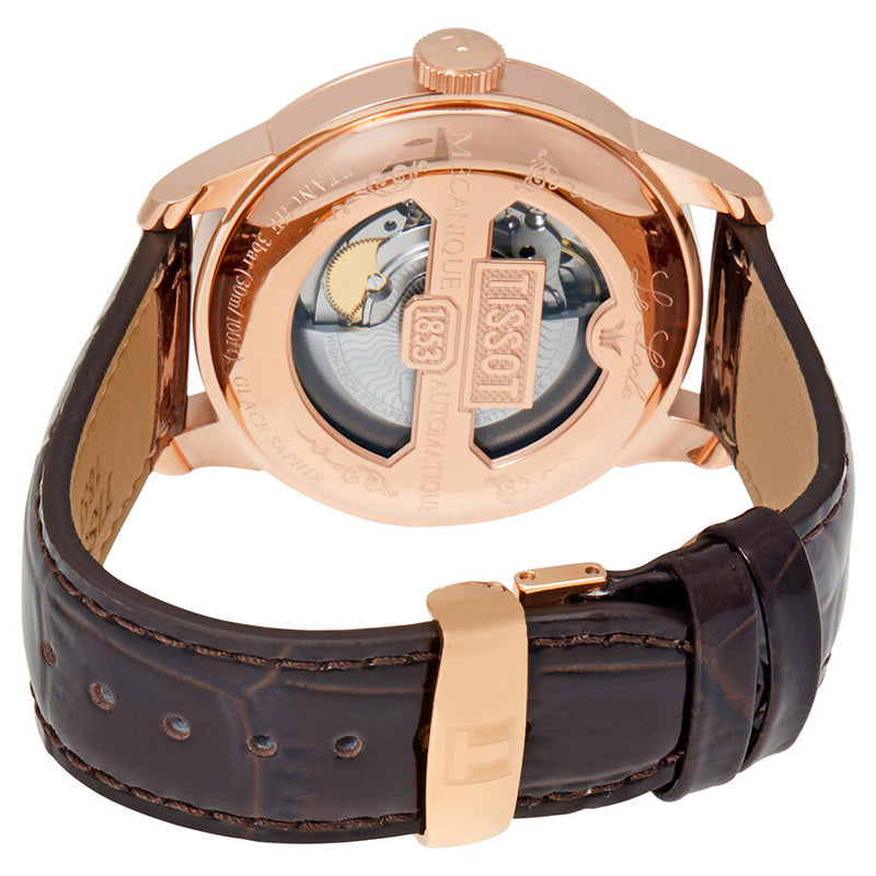 Tissot T-Classic Automatic Brown Mother of Pearl Ladies Watch T006.407.36.388.00 - The Watches Men & Co #3