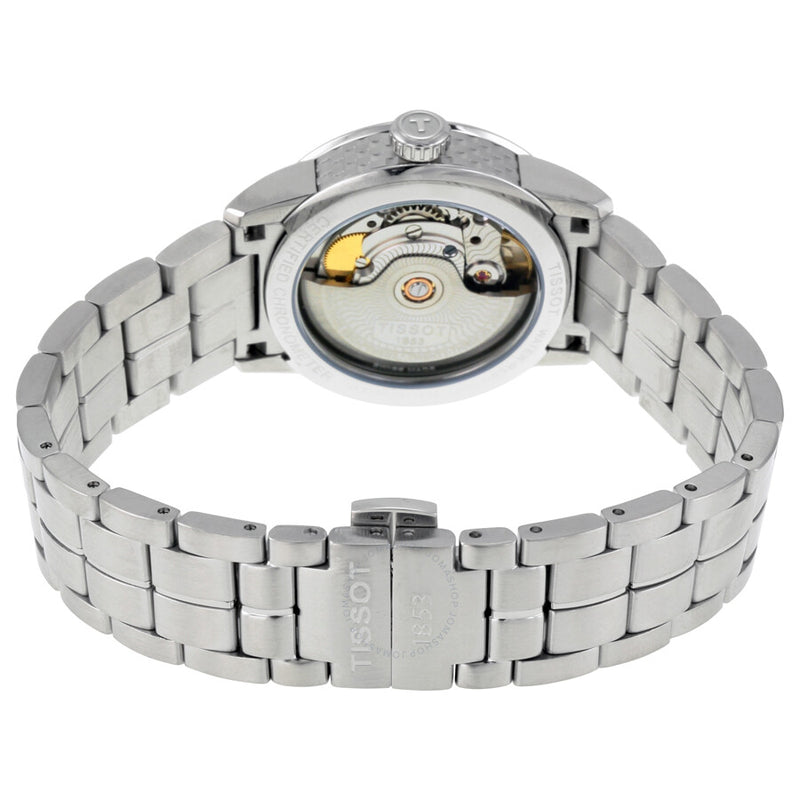 Tissot T-Classic Automatic Mother of Pearl Dial Diamond Ladies Watch T086.208.11.116.00 - The Watches Men & Co #3