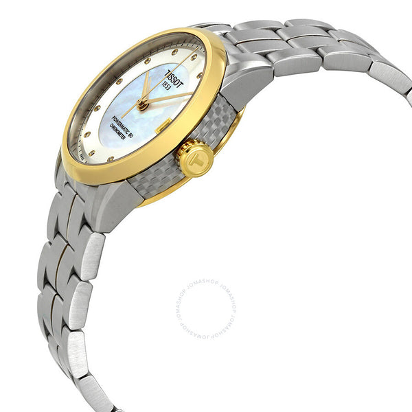 Tissot T-Classic Automatic Mother of Pearl Dial Ladies Watch T086.208.22.116.00 - The Watches Men & Co #2