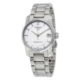 Tissot T-Classic Titanium Automatic Silver Dial Ladies Watch T0872074403700 - The Watches Men & Co