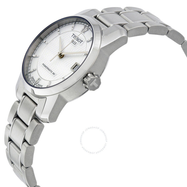 Tissot T-Classic Titanium Automatic Silver Dial Ladies Watch T0872074403700 - The Watches Men & Co #2