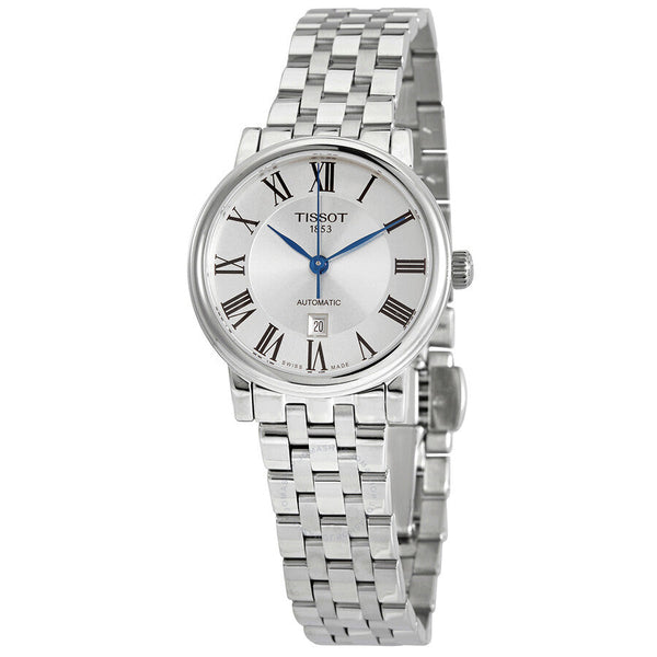 Tissot T-Classic Automatic Silver Dial Ladies Watch T122.207.11.033.00 - The Watches Men & Co