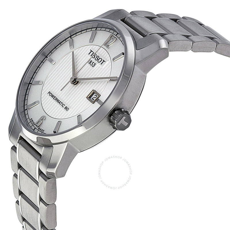 Tissot T-Classic Titanium Automatic Silver Dial Men's Watch T0874074403700 - The Watches Men & Co #2