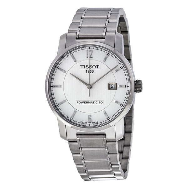 Tissot T-Classic Titanium Automatic Silver Dial Men's Watch T0874074403700 - The Watches Men & Co