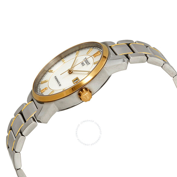 Tissot T-Classic Automatic Titanium Silver Dial Two-tone Men's Watch T0874075503700 - The Watches Men & Co #2