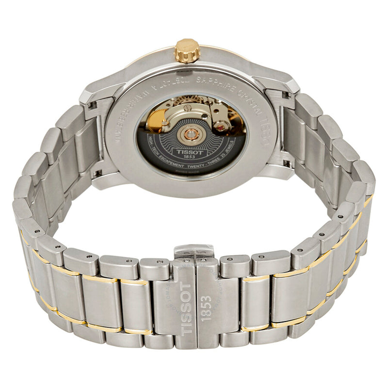 Tissot T-Classic Automatic Titanium Silver Dial Two-tone Men's Watch T0874075503700 - The Watches Men & Co #3