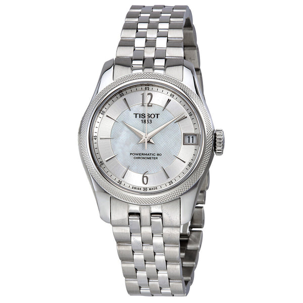 Tissot T-Classic Ballade Automatic Mother of Pearl Dial Ladies Watch T108.208.11.117.00 - The Watches Men & Co