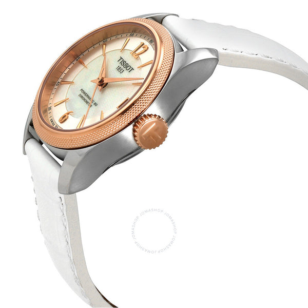 Tissot T-Classic Ballade Automatic Mother of Pearl Dial Ladies Watch T108.208.26.117.00 - The Watches Men & Co #2