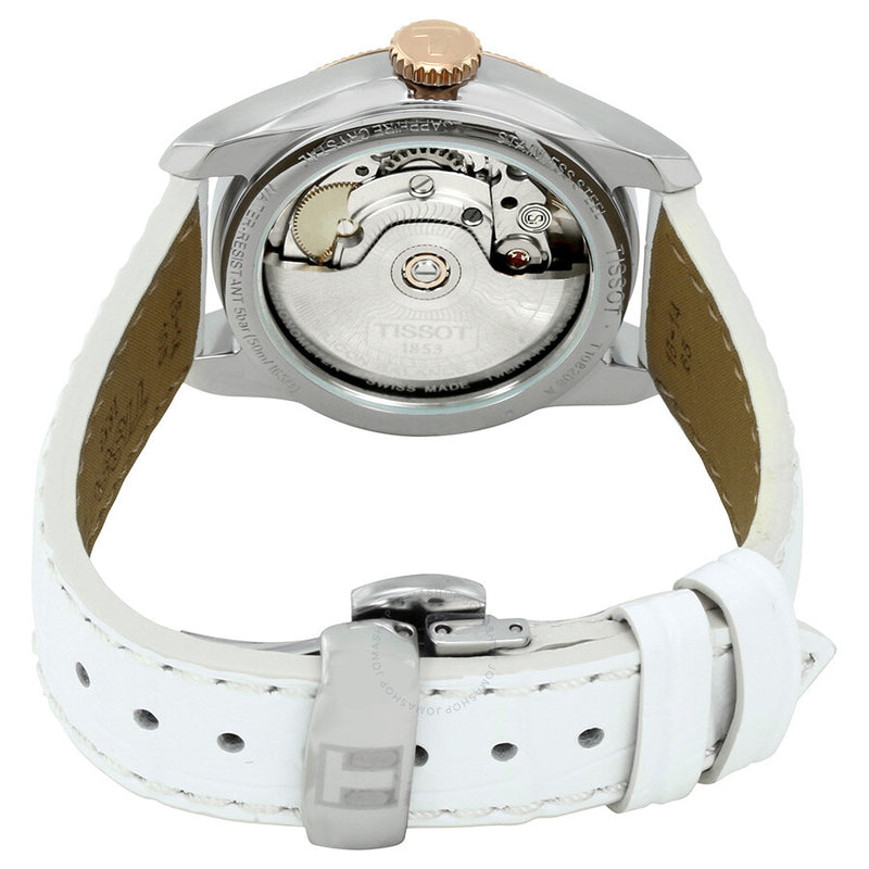 Tissot T-Classic Ballade Automatic Mother of Pearl Dial Ladies Watch T108.208.26.117.00 - The Watches Men & Co #3