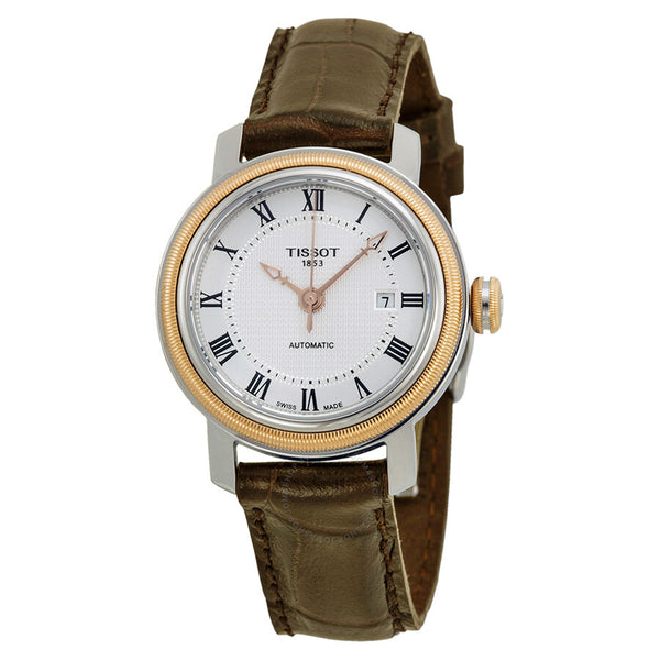 Tissot T-Classic Bridgeport White Dial Ladies Watch T0970072603300 - The Watches Men & Co