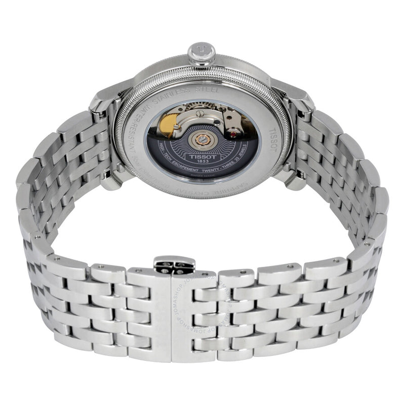 Tissot T-Classic Bridgeport Powermatic 80 Black Dial Men's Watch T0974071105300 - The Watches Men & Co #3