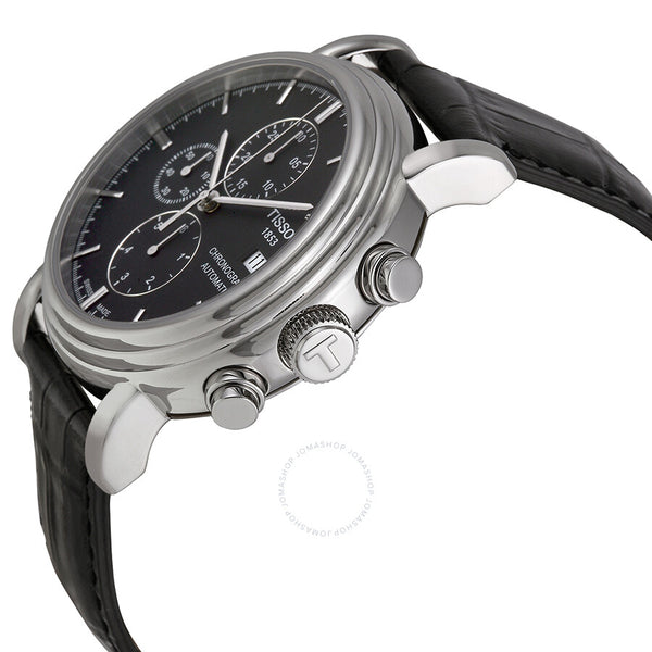 Tissot T-Classic Carson Chronograph Automatic Black Dial Men's Watch T0684271605100 - The Watches Men & Co #2