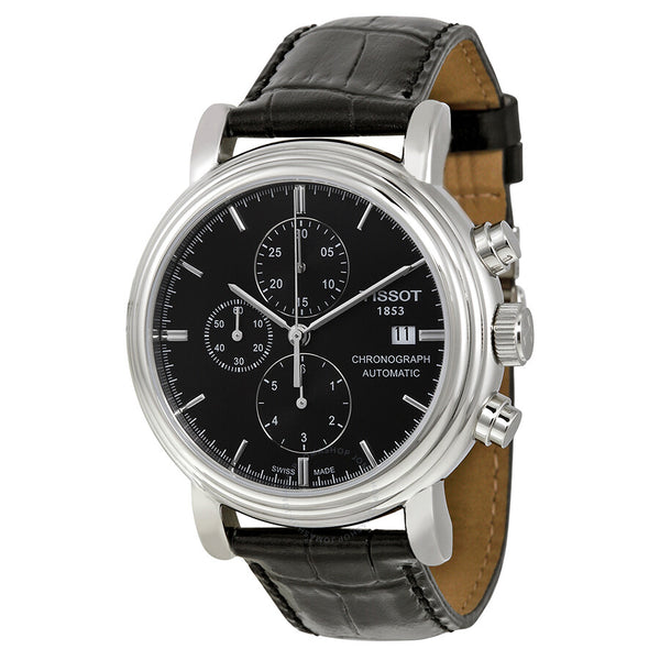 Tissot T-Classic Carson Chronograph Automatic Black Dial Men's Watch T0684271605100 - The Watches Men & Co