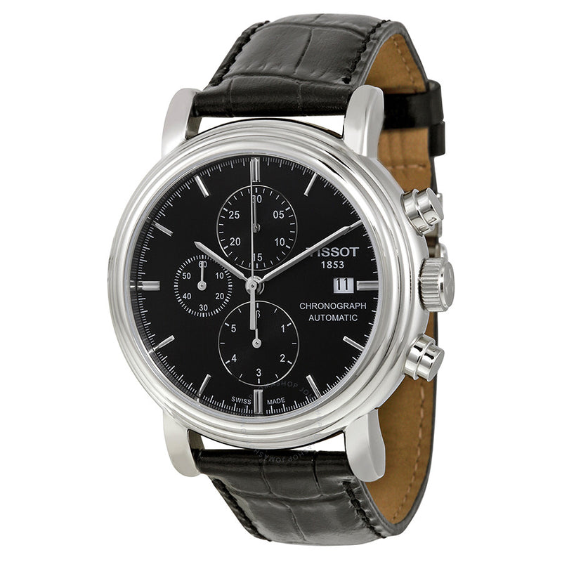 Tissot T-Classic Carson Chronograph Automatic Black Dial Men's Watch T0684271605100 - The Watches Men & Co