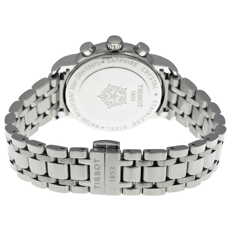 Tissot T Classic Chronograph Mother of Pearl Dial Steel Ladies Watch T0502171111200 - The Watches Men & Co #3