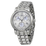 Tissot T Classic Chronograph Mother of Pearl Dial Steel Ladies Watch T0502171111200 - The Watches Men & Co