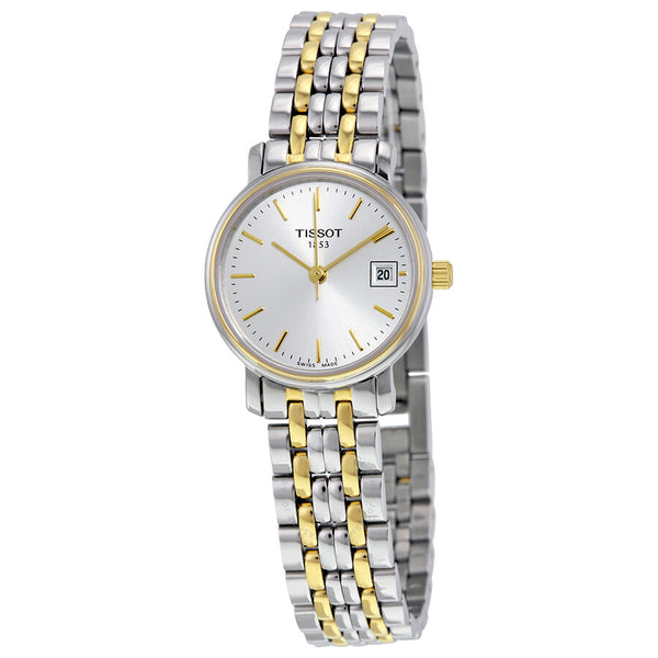 Tissot T-Classic Desire Silver Dial Ladies Watch T52228131 - The Watches Men & Co