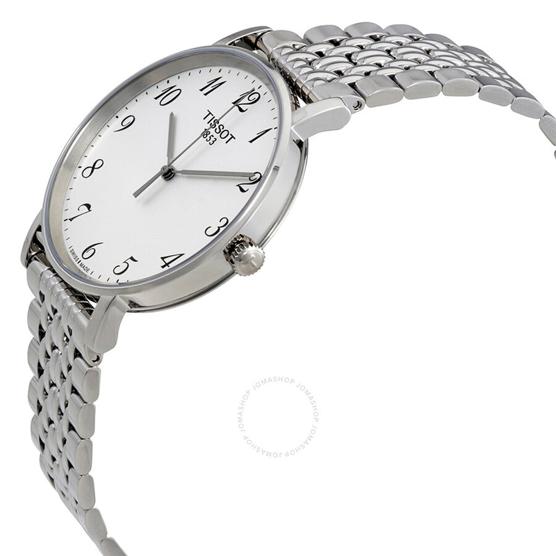 Tissot T-Classic Everytime Silver Dial Unisex Watch T1094101103200 - The Watches Men & Co #2