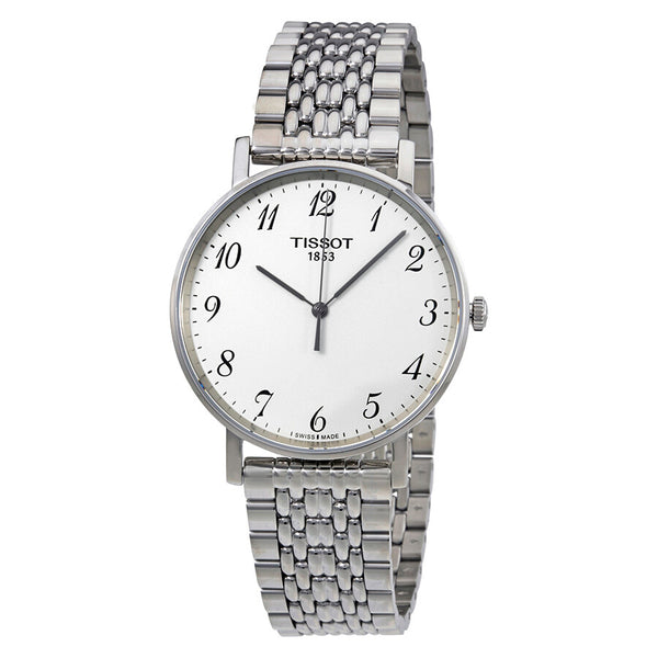 Tissot T-Classic Everytime Silver Dial Unisex Watch T1094101103200 - The Watches Men & Co