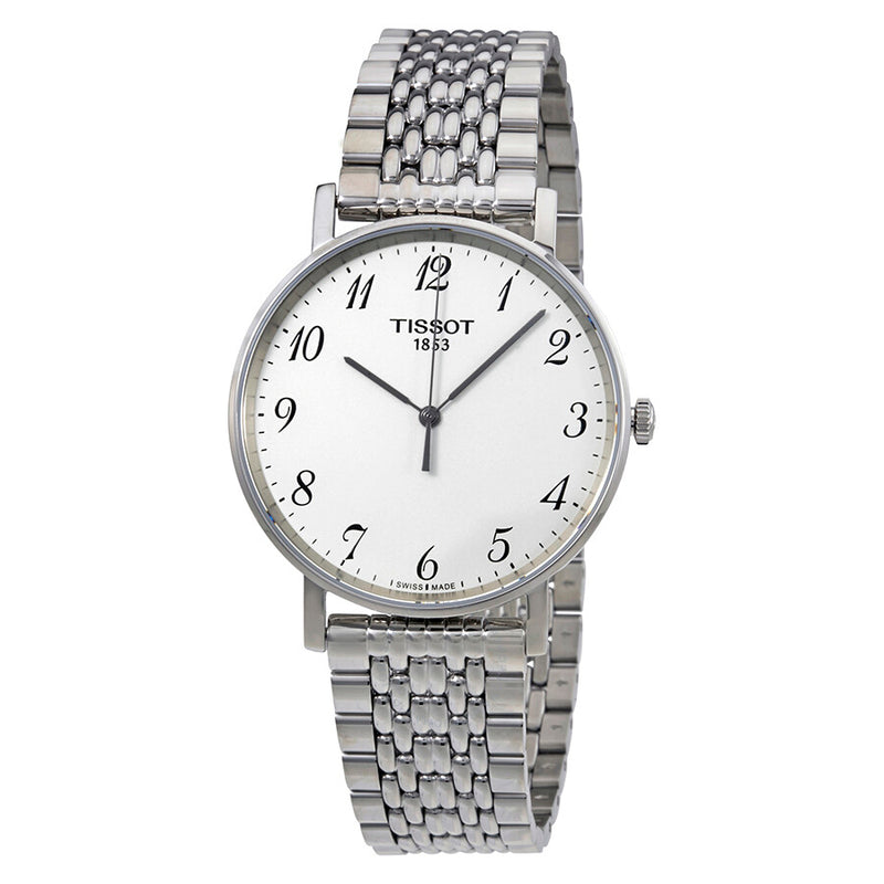 Tissot T-Classic Everytime Silver Dial Unisex Watch T1094101103200 - The Watches Men & Co
