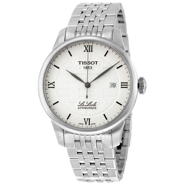 Tissot T-Classic Le Locle Silver Dial Men's Watch T41183350 - The Watches Men & Co