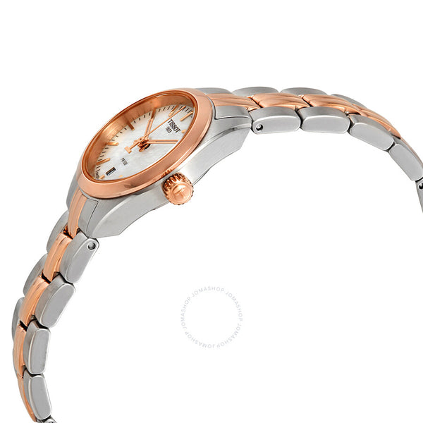 Tissot T-Classic Mother of Pearl Dial Two-tone Ladies Watch T1010102211101 - The Watches Men & Co #2